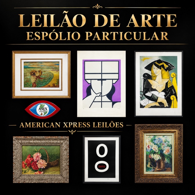 LEILÃO DE ARTE - ESPÓLIO PARTICULAR -