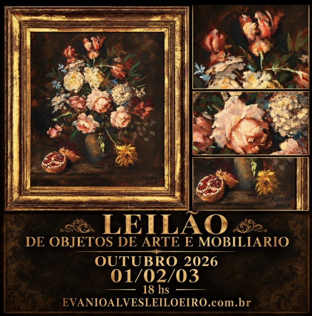 LEILÃO DE OBJETOS DE ARTE E MOBILIARIO, OUTUBRO 2026