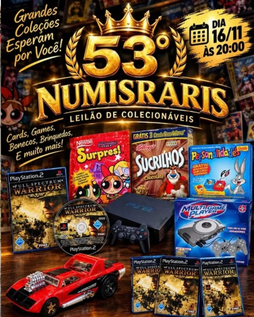 53º  LEILÃO NUMISRARIS DE COLECIONÁVEIS E ANTIGUIDADES