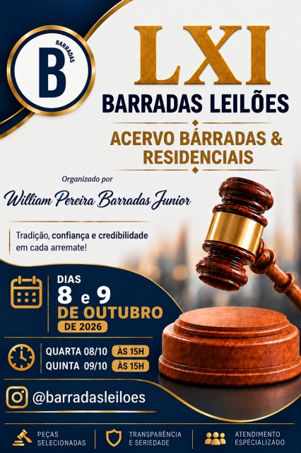 LXI - Barradas Leilões - Acervo Barradas & Residenciais