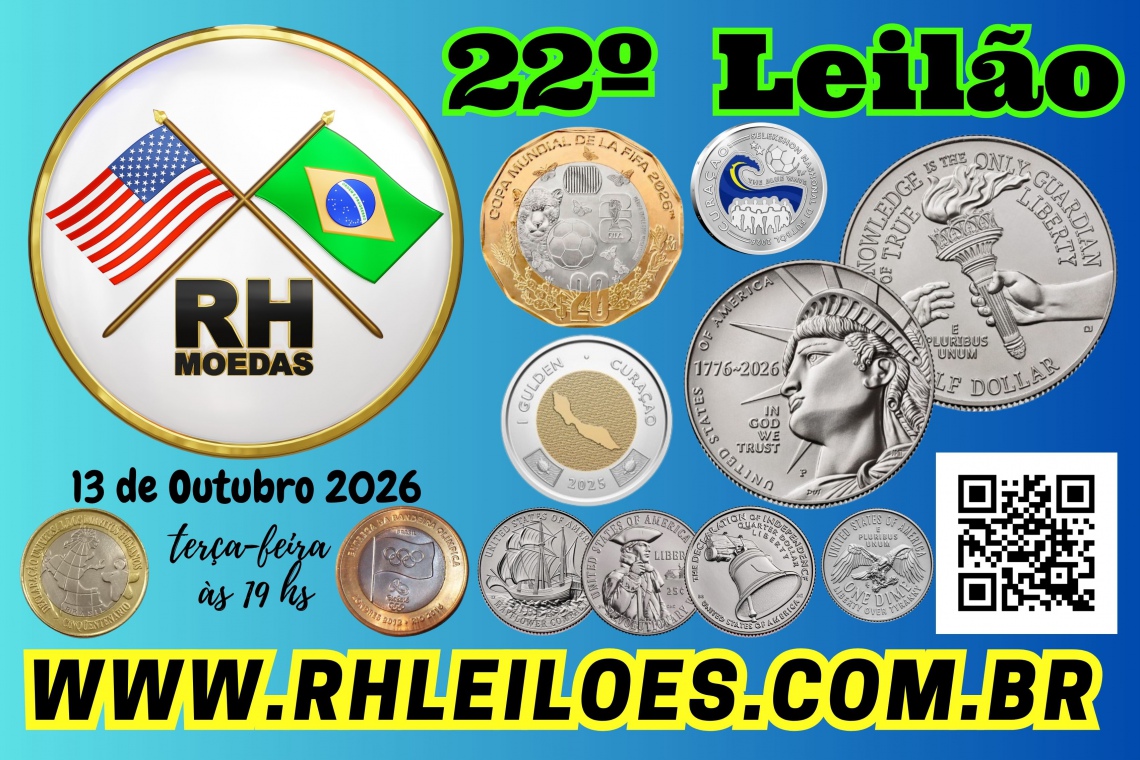 22º Leilão RH Moedas