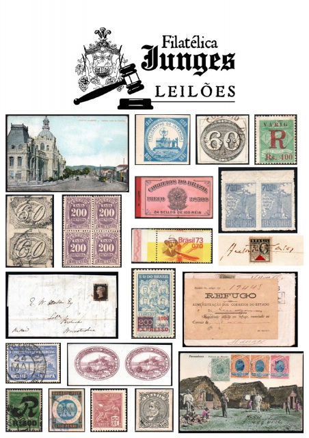 109º Leilão de Filatelia - Com Brasil e Estrangeiros