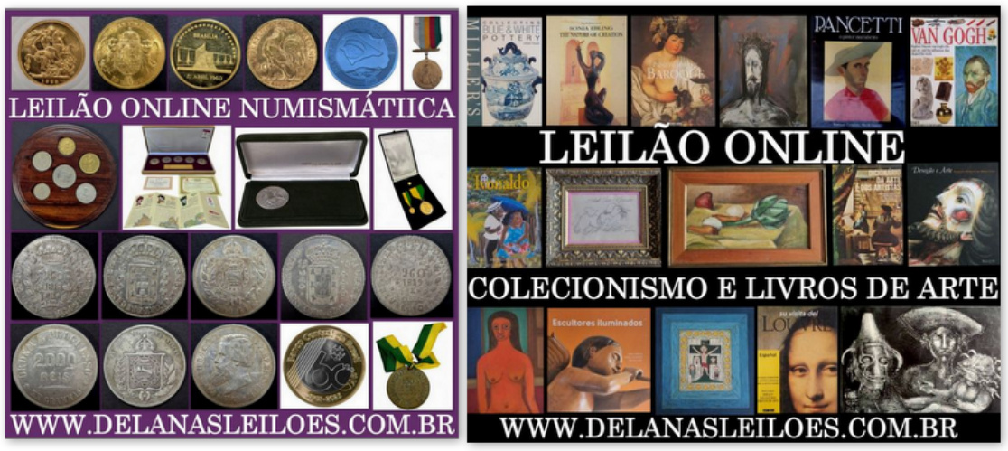 LEILÃO LIVROS DE ARTES E COLECIONÁVEIS