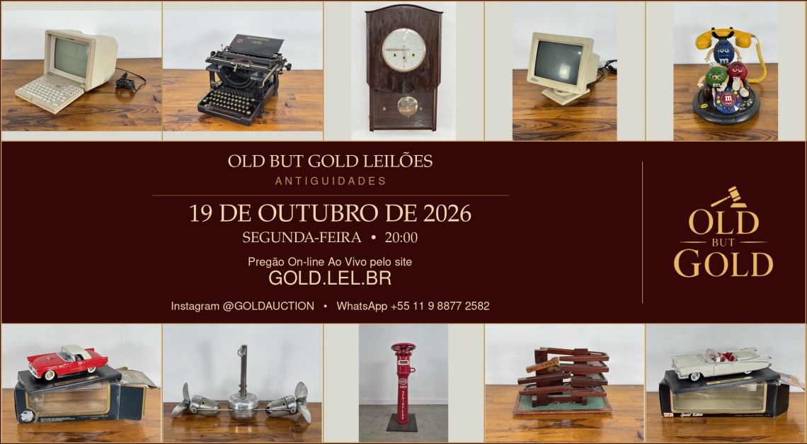 Antiguidades - É Old but Gold Leilões - RW