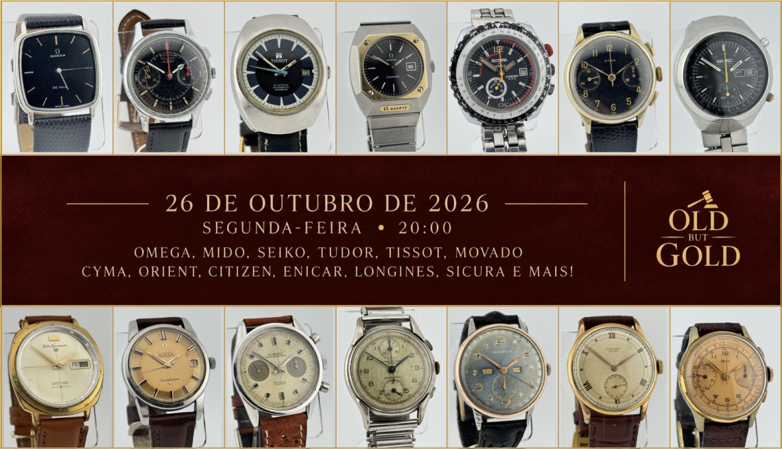 Relógios - É Old but Gold Leilões