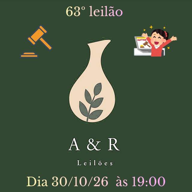 LEILÃO DE ARTE E ANTIGUIDADES - Outubro de bons negócios