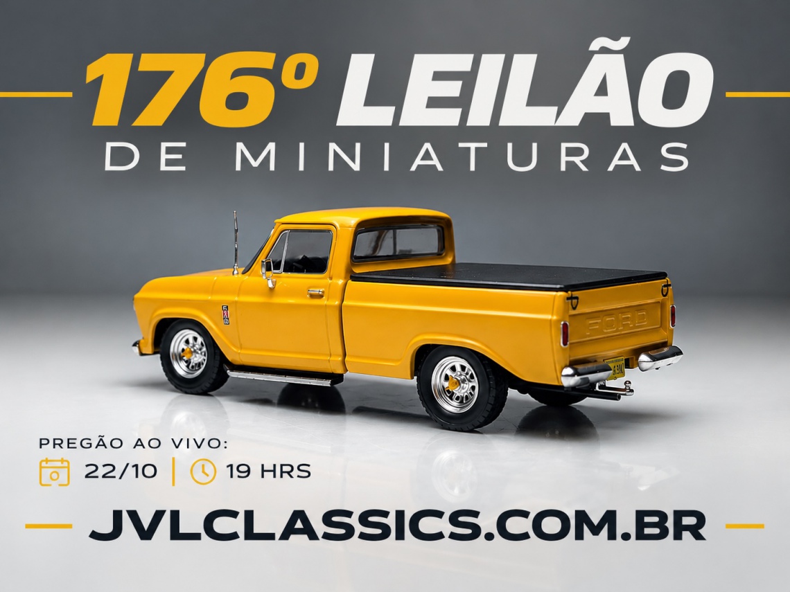 176º  Leilão de Miniaturas JVL Classics - 1/43 Nacionais