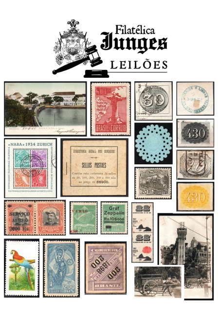 110º Leilão de Filatelia - Com Brasil e Estrangeiros