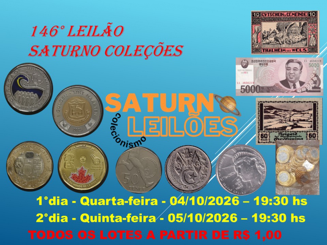 146º LEILÃO SATURNO LEILÕES