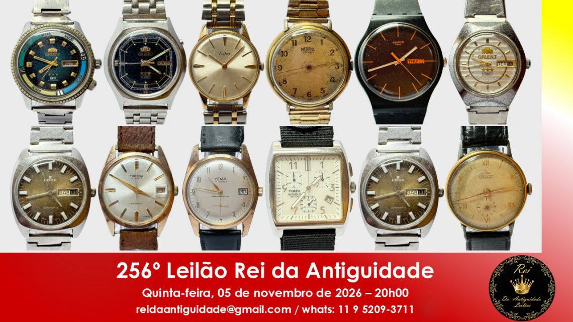256º Leilão Rei da Antiguidade