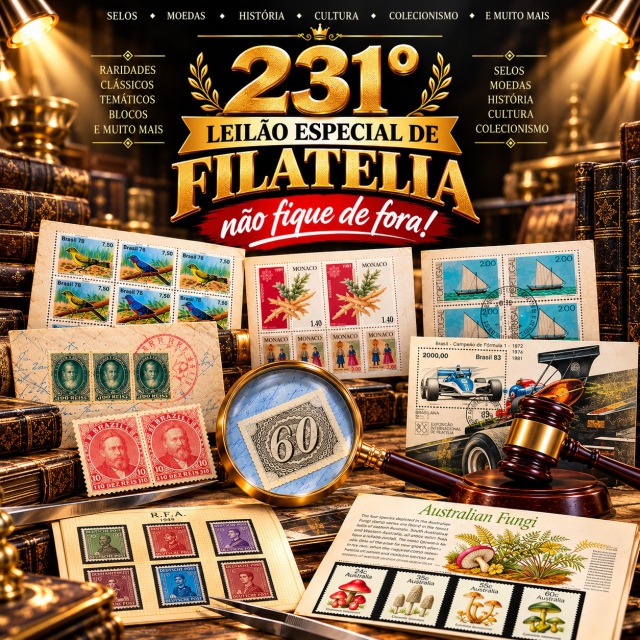 231º LEILÃO ESPECIAL DE FILATELIA