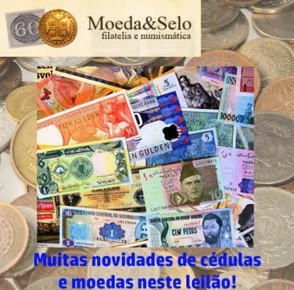 153 - LEILÃO MOEDA E SELO - UM SHOW DE NOVIDADES COM CENTENAS DE LOTES A PREÇO LIVRE   !