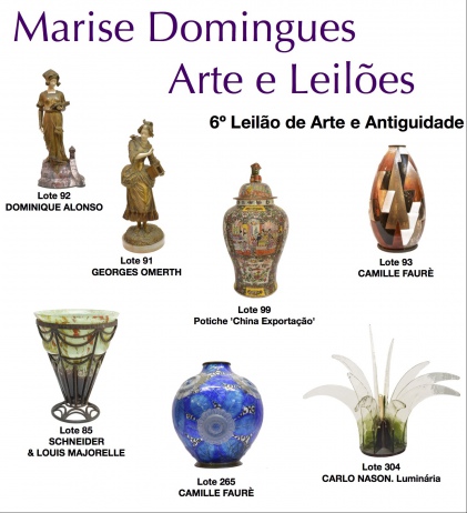 6º LEILÃO DE ARTE E ANTIGUIDADES MARISE DOMINGUES