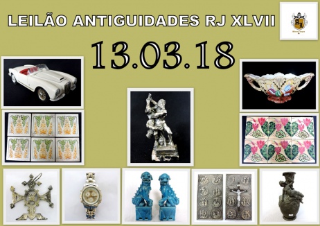 LEILÃO ANTIGUIDADES RJ XLVII
