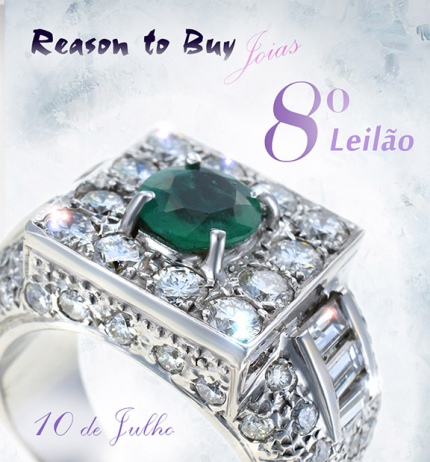 8º Leilão de Joias da Reason to Buy Joalheria - Queima de Estoque