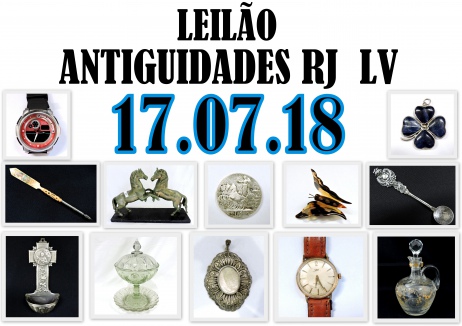 LEILÃO ANTIGUIDADES RJ  LV
