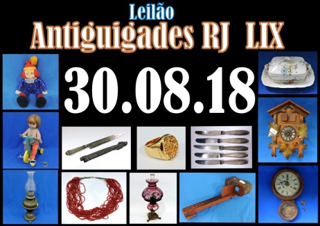 LEILÃO ANTIGUIDADES RJ LIX