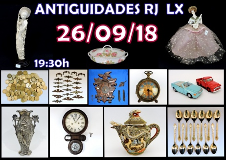 LEILÃO ANTIGUIDADES RJ LX